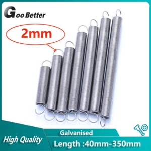 2mm Wire Dia Galvanised Expansion Springs Tension Spring Replacement for DIY - Picture 1 of 12