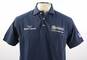 NEW Blue Generation Oak Harbor Embroidered Men's Short Sleeve Polo Shirt Size M - Picture 1 of 8