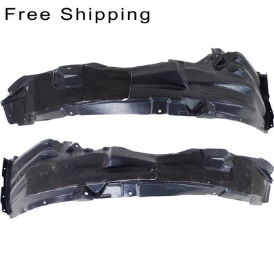 Forro de para-lama dianteiro conjunto de 2 LH e RH lateral compatível 2014 Mitsubishi Outlander - Imagem 1 de 3