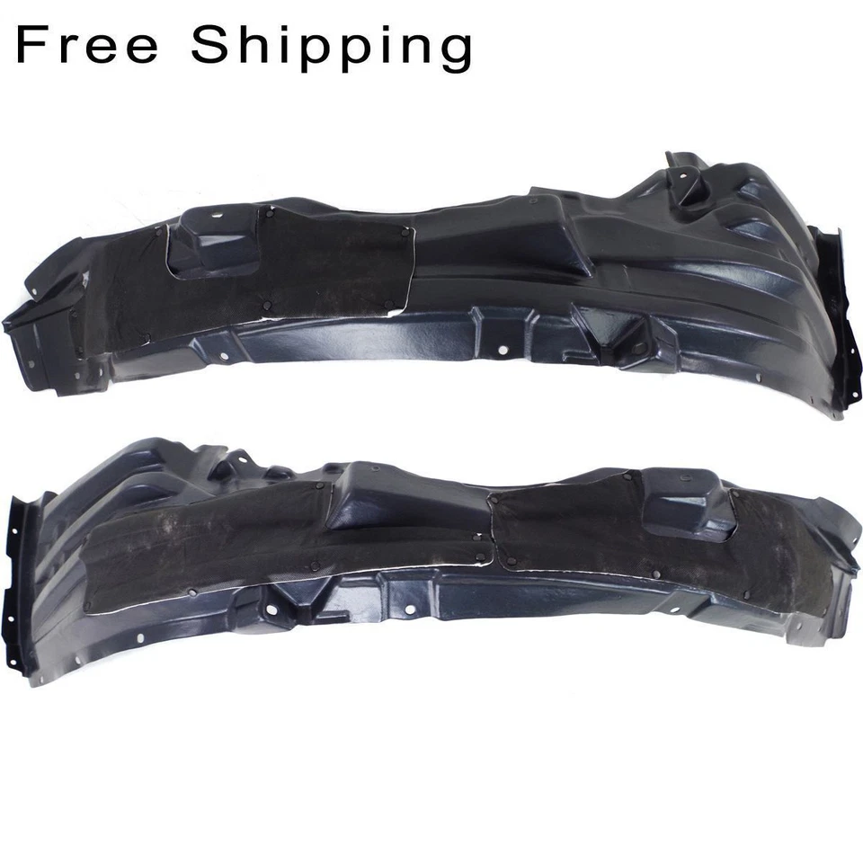 Juego de 2 revestimientos de guardabarros delantero lado derecho y derecho para Mitsubishi Outlander 2014 Foto 1 de 3