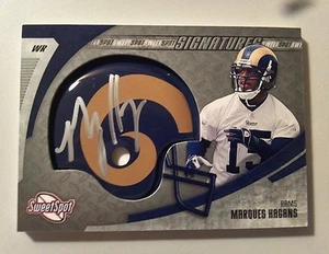 2006 Sweet Spot Signatures Helmet Marques Hagans Autograph Rams Rookie Signed - Picture 1 of 2
