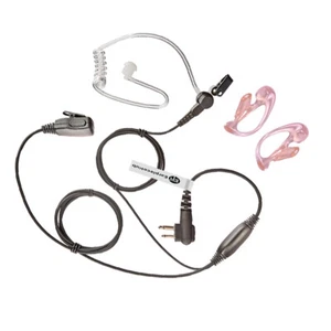 2 Pin SIA Covert Security Earpiece Headset for Motorola Radio PTT CP040 GP300 UK - Picture 1 of 11