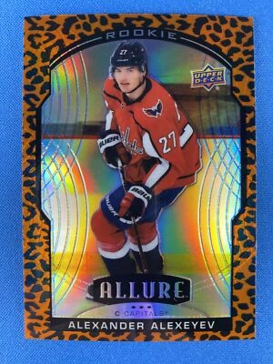 Alexander Alexeyev 2020-21 Upper Deck Allure #86 Leopard RC Washington Capitals - Image 1 of 2