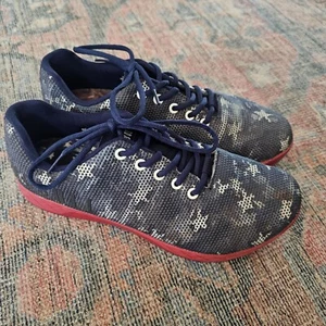 Nobull Vintage Flagge Turnschuhe USA rot blau Sterne Schuhe Herren Gr. 10 CrossFit selten - Bild 1 von 16