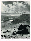 Snow In The Gwynant Valley Vintage Picture Old Print 1955 CLPBOW#52