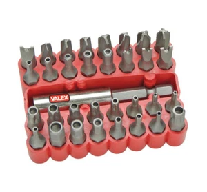 SET 33 PEZZI INSERTI PORTAINSERTI MAGNETICO ATTACCO ESAGONALE 1/4" MISTI 1460678 - Imagen 1 de 2