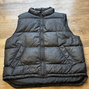 Gilet piumino Eddie Bauer outdoor uomo grande nero imbottito escursione outdoor campeggio full zip - Foto 1 di 6