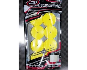 PR Racing 26x38mm 4WD Front Wheels -Yellow/12mm Hex/8pcs For 1/10 Buggy 68400386 - Imagen 1 de 2