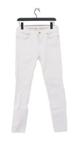 Oasis Women's Jeans UK 14 White Cotton with Elastane, Polyester Skinny - Picture 1 of 5