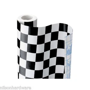 (3)- Con-Tact 18" X 9' Checker Boardwalk Self-Adhesive Shelf Liner 09F-C9P23-01 - Picture 1 of 1