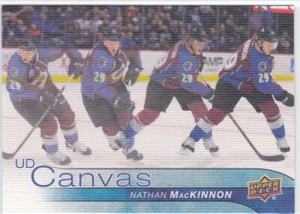 16/17 UD..NATHAN MacKINNON..CANVAS..CARD # C23..AVALANCHE..COMBINED SHIPPING - Picture 1 of 1