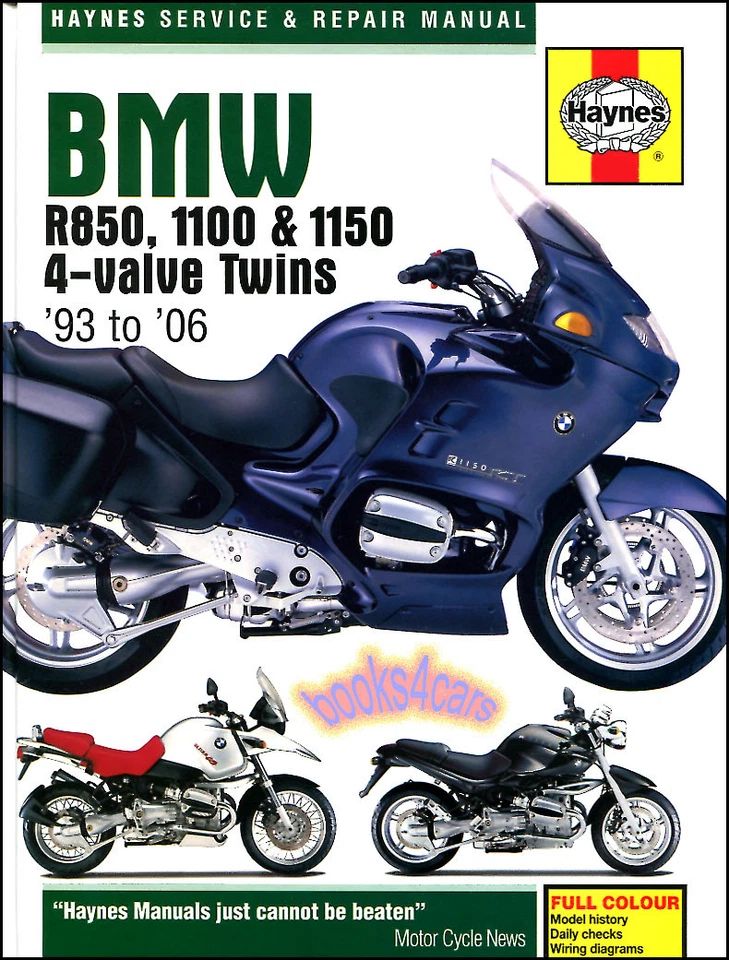 BMW SHOP MANUAL SERVICE REPAIR BOOK HAYNES R850 1100 1500 WORKSHOP GUIDE GS TWIN - Image 1 of 1