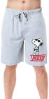 Short pyjama de sommeil homme Peanuts Snoopy Rocker personnage punk cool