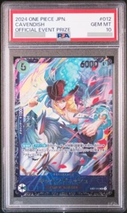 PSA 10 Cavendish EB01-012 One Piece Flagship Prize Top 8 For Asia 2024 Japanese - Picture 1 of 2