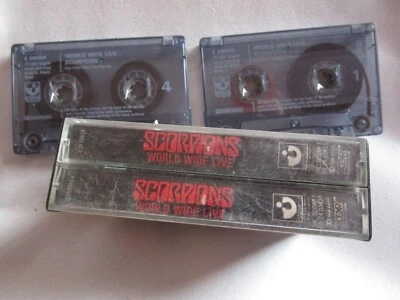 Scorpions World Wide Live Harvest  E 24 0343 4,  SCORP 1 2 x Cassette Album Set - Image 1 of 4