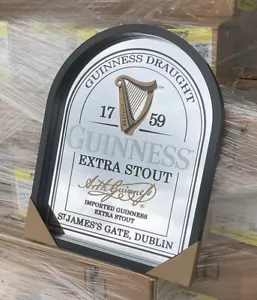 Specchio ad arco Guinness Extra Stout: 11"x14" insegna birra pub bar 1759 St James Gate - Foto 1 di 4