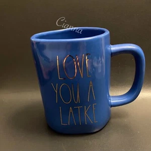 Rae Dunn Love You A Latke Mug (Gold Lettering) - Picture 1 of 1