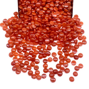 Lotto all'ingrosso 100 pz corallo italiano naturale 3 mm pietre preziose rotonde sciolte non trattate - Foto 1 di 17