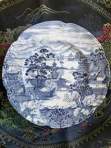 Plato de cena vintage Johnson Bros Enchanted Gardens 10" Inglaterra muy buen estado - Imagen 1 de 4