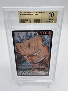 One Piece Paramount War Smoker (OP02-093) (V.2) EN Alt Art BGS 10 Pristine - Picture 1 of 2