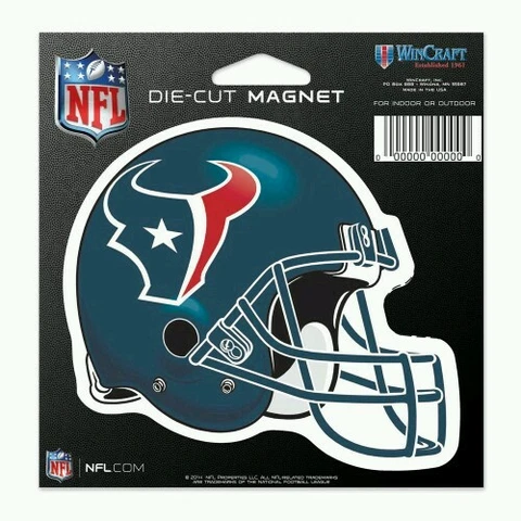 HOUSTON TEXANS Die-Cut VINYL Magnet FREE SHIPPING! Cover