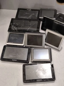Lot of 10 Garmin GPS Devices - Not Working, Broken Screens - Picture 1 of 6