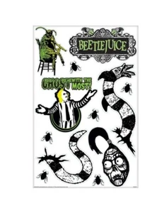 Beetlejuice Vinyl Halloween Wall Window Decoration Stickers Decals Party Bob Bug - Picture 1 of 2