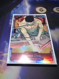One Piece CCG Singles - Roronoa Zoro - ST01-013 - Super Pre-Release - LP - Picture 1 of 1