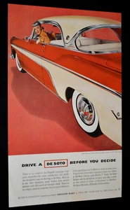 1955 Desoto Fireflite Sportsman Anne Fogarty Original Advertisement Print Ad-55 - Picture 1 of 1