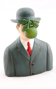 Pocket Art Son of Man by Magritte Mini Statue 3.25H PA17MAG Parastone