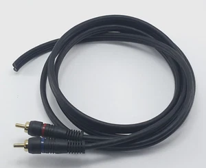 Cavo RCA schermato per giradischi universale DA SALDARE 150 cm 59 1/16 in - Afbeelding 1 van 12