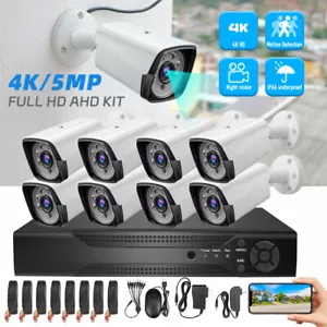 5mp Lite 8CH DVR 1080p Security Camera System Outdoor H.265+ Home CCTV Kit - Picture 1 of 14