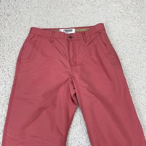 Mountain Khakis Pants 33x34 Red Salmon Relaxed Fit Outdoors Jackson Hole Hiking - Picture 1 of 16