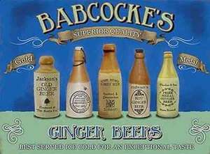 Babcocke's Ginger Beers Large Metal Sign 300mm x 400mm - Picture 1 of 3