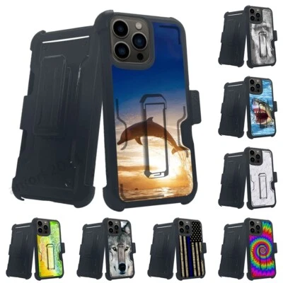 Funda resistente a prueba de golpes + cubierta de vidrio templado para iPhone 13 Pro Max a6 Foto 1 de 4