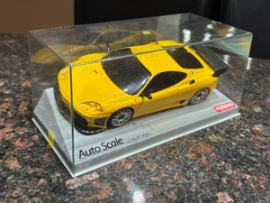 Kyosho Mini-Z Body Ferrari 360 GTC Yellow RM Auto Scale Collection - Picture 1 of 5