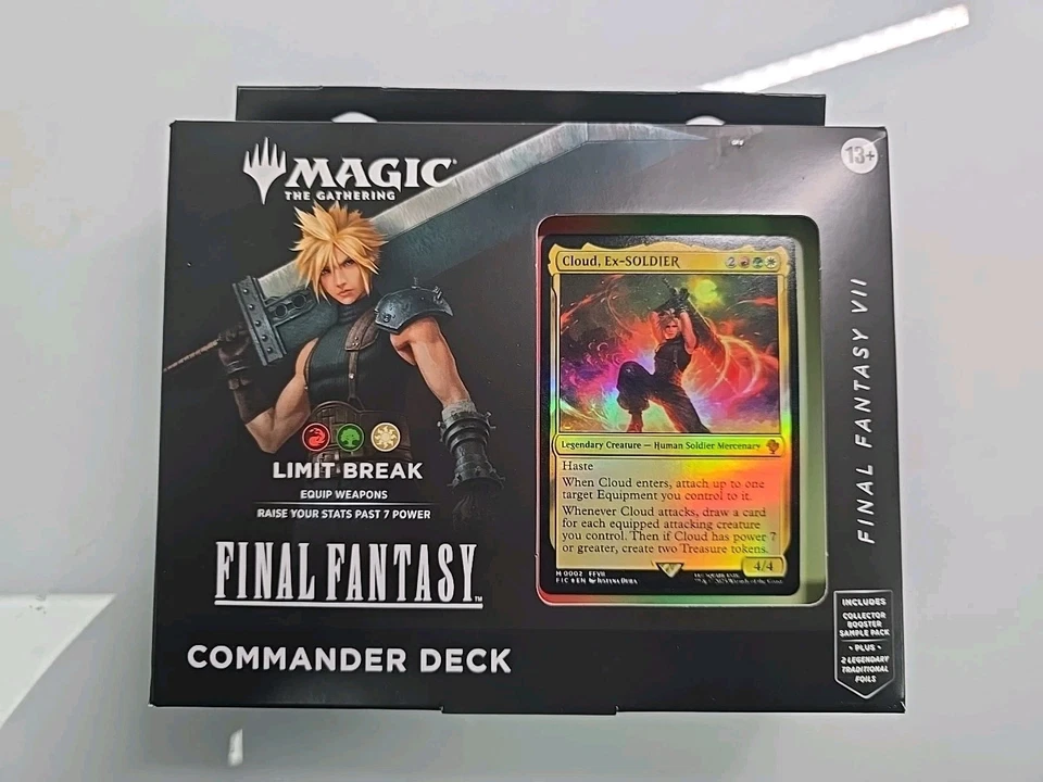 Magic The Gathering Final Fantasy VII 7 Commander Deck Limit Break Sealed - Image 1 of 2