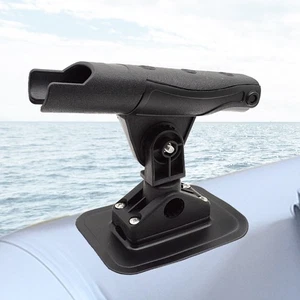 Fishing Rod Holder with Base and Rotation for Kayak Inflatable Boat Use - Picture 1 of 12