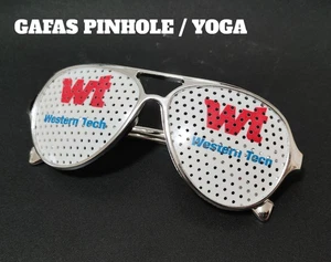 Gafas Estenopeicas Premium, color Plata Croma, miopia, presbicia, descanso - Imagen 1 de 8