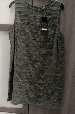 *NEW*Matalan size 12 throw over cover up short dress.  Beach pool.  Khaki - Image 1 of 4