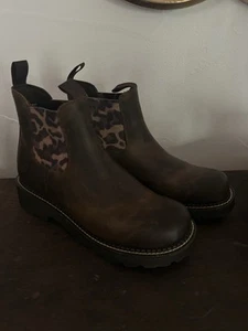 Ariat Fatbaby Chelsea Boots Gepardenmuster Größe Damen 10 - Bild 1 von 7