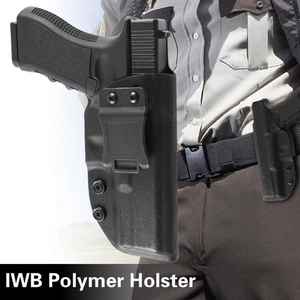 IWB Polymer Holster for Glock 17 19 22 23 26 27 31 32 33 45 Gen 1-5 Concealed US - Picture 1 of 12