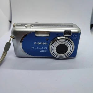 Canon PowerShot A430 - Kompakte Digitalkamera - Blau - Schöner Zustand ✅ - Bild 1 von 7