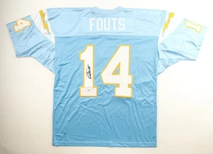 Dan Fouts Signed San Diego Chargers Jersey (PSA) 6×Pro Bowl Q.B. 254 TD's - Picture 1 of 7