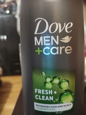 Шампунь и кондиционер DOVE Men Care 2 в 1 свежий и чистый ментол 12 жидк. унций - Изображение 1 из 2