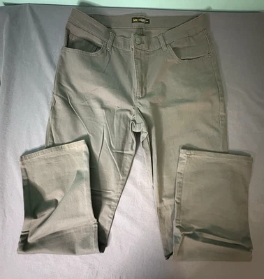 Lee Relaxed Fit Straight Leg Mid Rise Womens Size 14  Pants Gray NWOT - Image 1 of 4