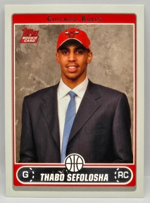06-07 Topps Thabo Sefolosha Rookie Card (Draft) (Chicago Bulls) #257 - Image 1 of 2