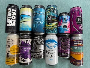 Konvolut 12 leere Craft Beer Ale Dosen ALLE SIREN CRAFT BREW Lot 2 - Bild 1 von 1