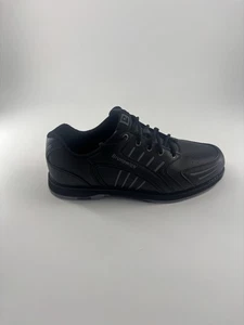 Scarpe da bowling stringate Brunswick Cruiser M-005 da uomo taglia 10,5 nere argento - Foto 1 di 7