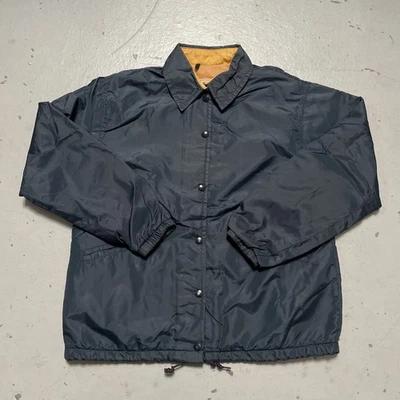 Vintage 1970s LL Bean Coaches Lined Jacket Script Windbreaker Made USA Womens L - Image 1 of 4